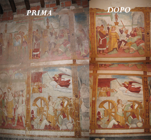 restauro affreschi